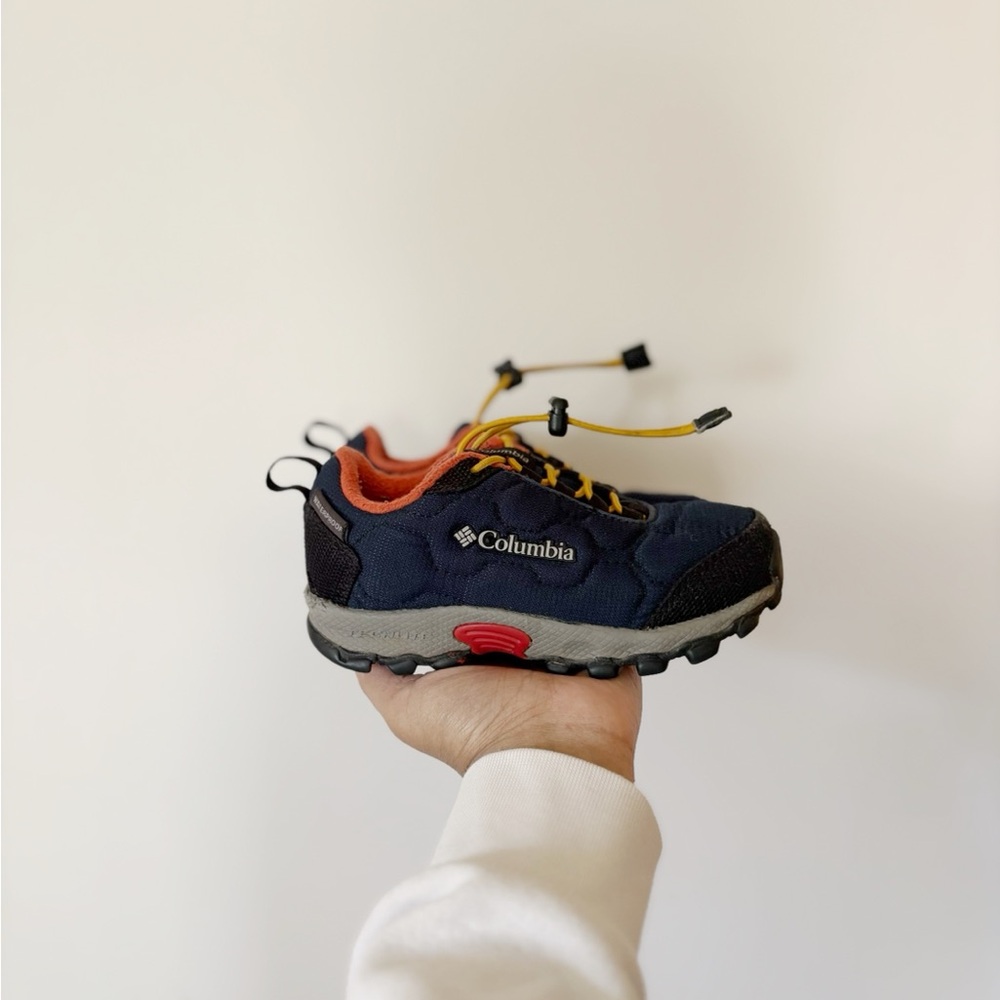 Columbia Kids' Navy and Orange Hiking Shoes